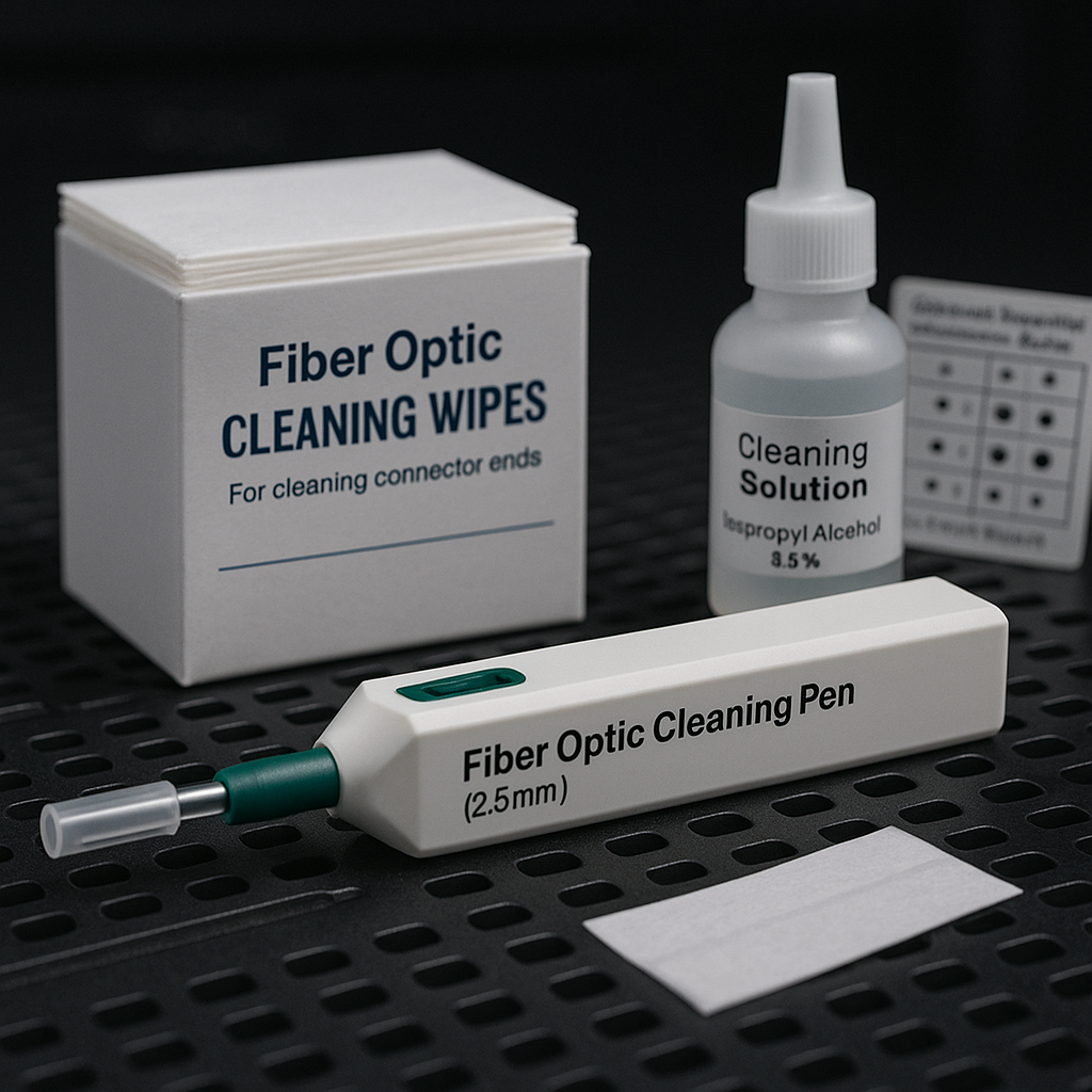 Fiber Optic Cleaning Kit (Complete Set)