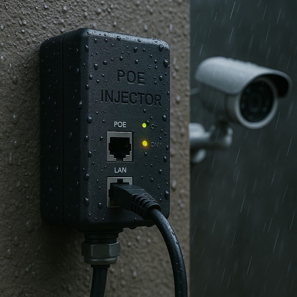 Outdoor PoE Injector – Weatherproof